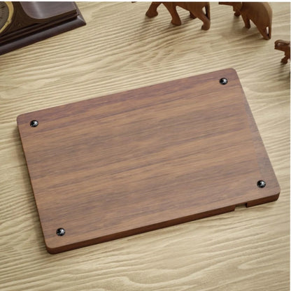 Wooden Desktop Organiser Tray with 4 Compartments – Desk & Accessories Storage Box