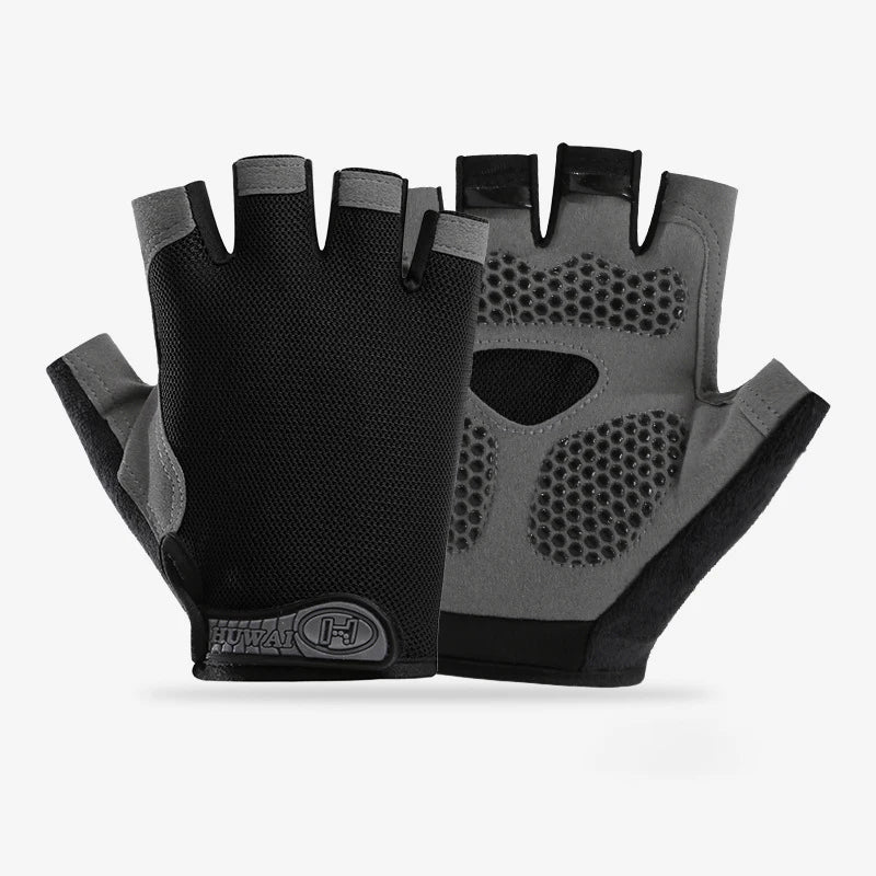 Fingerless Gym & Training Gloves – Breathable Non-Slip Workout Gloves for Men & Women