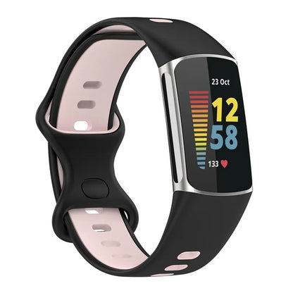 Rubber Sport Strap for the Fitbit Charge 5/6 Series (available in 21 colours)