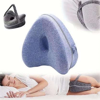 Memory Foam Knee Pillow – Side Sleeper Leg Support Cushion