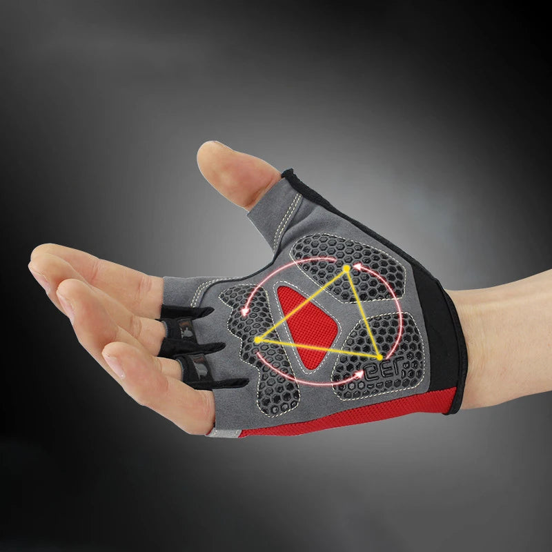 Fingerless Gym & Training Gloves – Breathable Non-Slip Workout Gloves for Men & Women