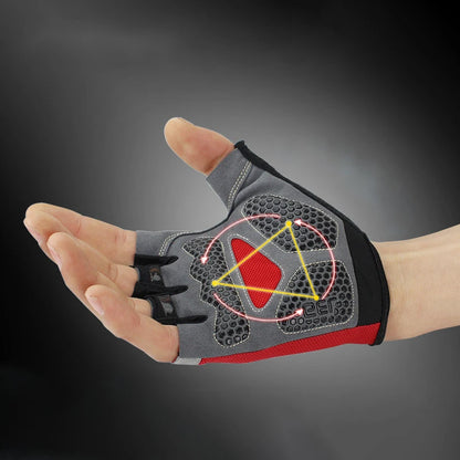 Fingerless Gym & Training Gloves – Breathable Non-Slip Workout Gloves for Men & Women