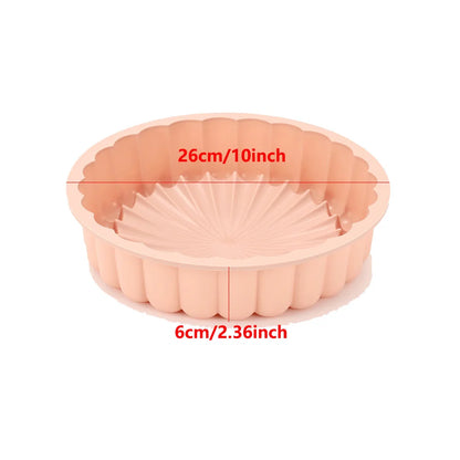 Silicone Charlotte Cake Mould – Fluted Round Baking & Dessert Pan