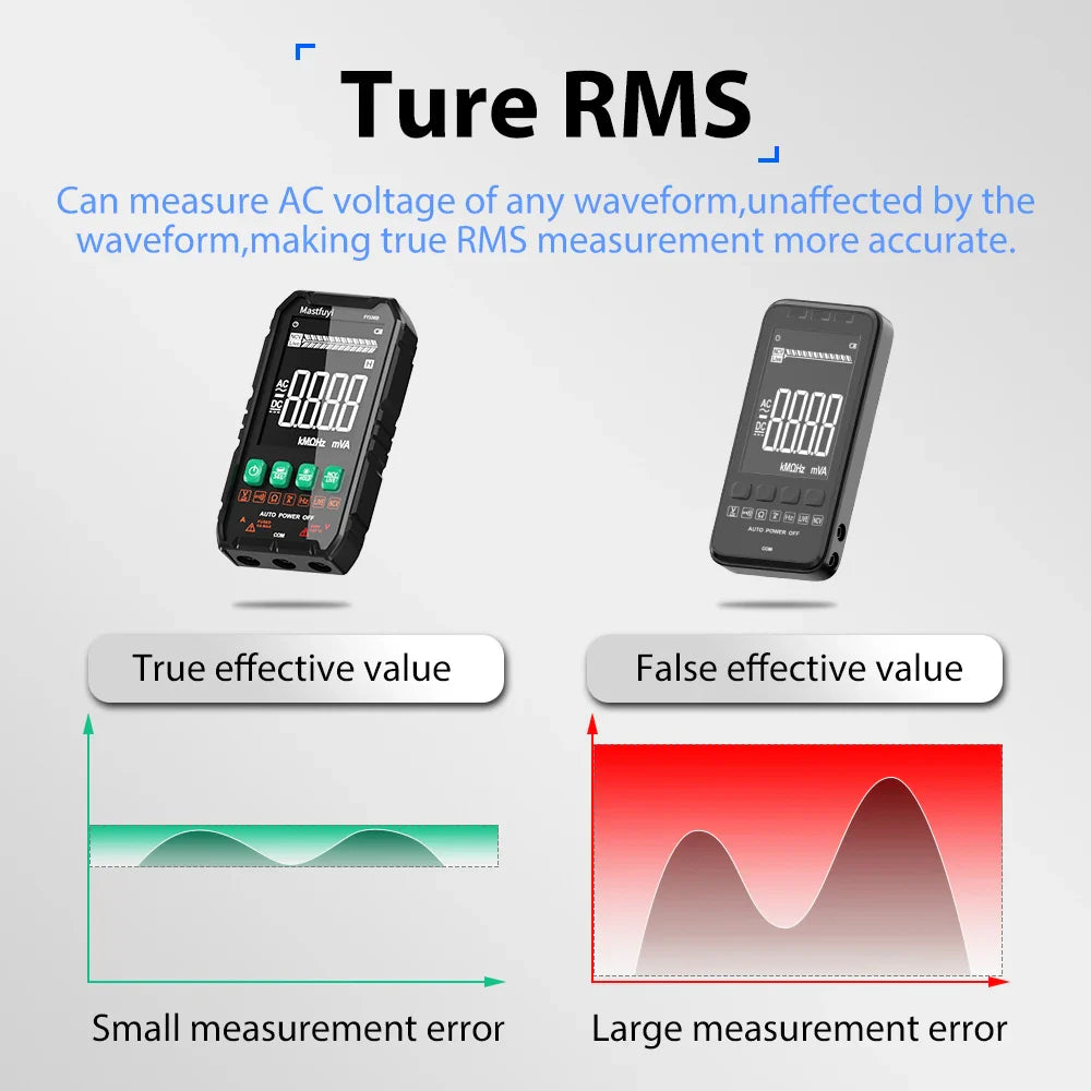 Digital Multimeter 600V AC/DC True RMS Auto-Range Tester (2 models available)