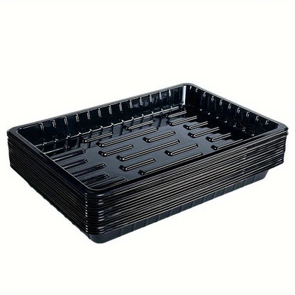 10-Piece Reusable Seedling Tray Set – Seed Starting & Plant Growing Trays