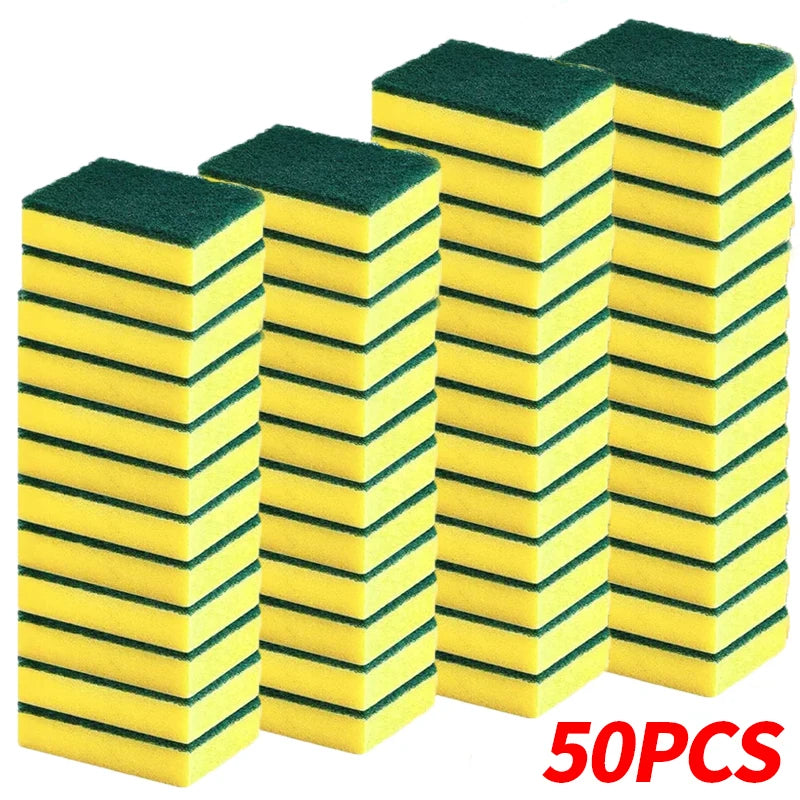 Kitchen Cleaning Sponges – Double-Sided Scrub Sponge Set