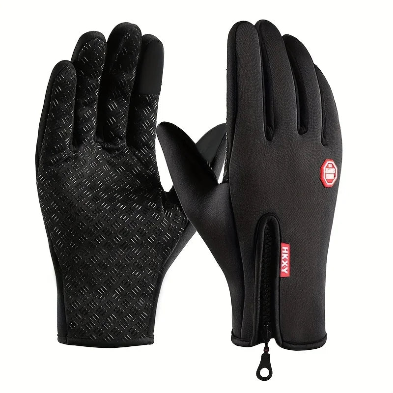 Touchscreen Winter Gloves – Windproof Thermal Gloves for Cycling, Driving & Outdoor Sports