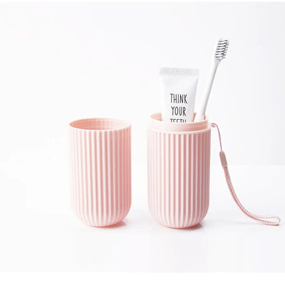 Portable Toothbrush & Toothpaste Travel Case – Protective Storage Holder