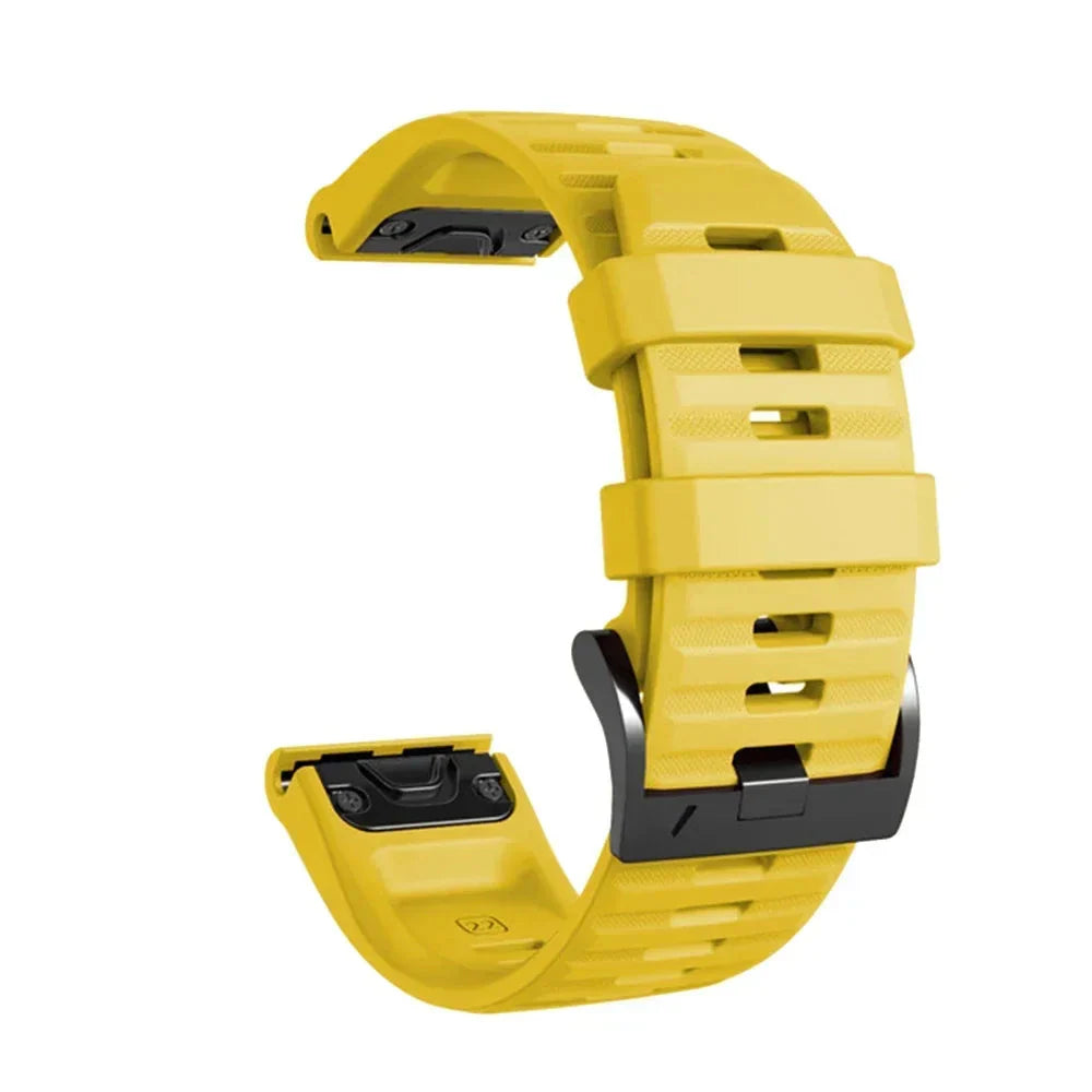 QuickFit Silicone Strap for the Garmin Flagship Models (2 sizes & 46 colours available)