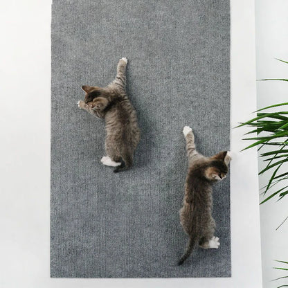 Self-Adhesive Cat Scratching Mat – Trimmable Furniture & Wall Protector