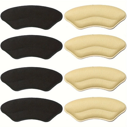 8-Pack Self-Adhesive Heel Pads – Shoe Inserts for Improved Fit & Comfort