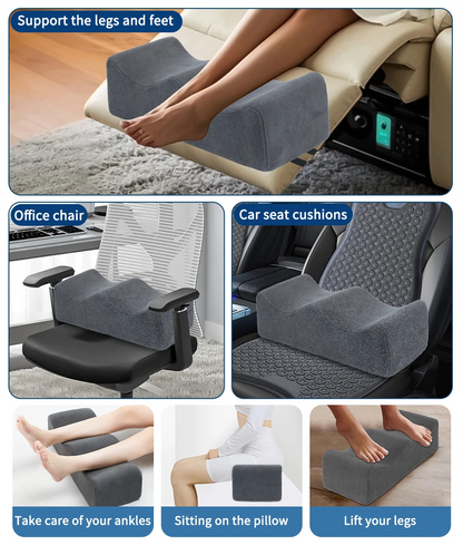 Contoured Leg Elevation Pillow – Support Cushion for Sleeping, Bed & Sofa