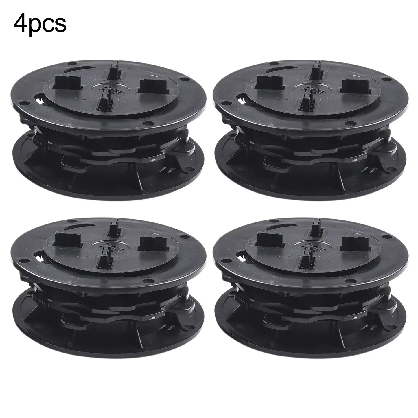 Adjustable Decking Support Pedestals (4pcs) – Leveling Base for Outdoor Flooring