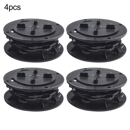 Adjustable Decking Support Pedestals (4pcs) – Leveling Base for Outdoor Flooring