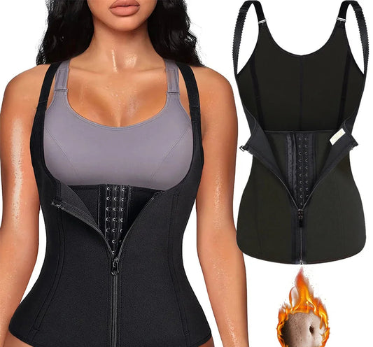 Waist Trainer Shapewear Tank – Tummy Control Compression Top