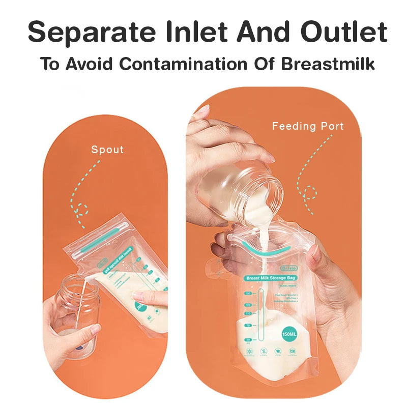 Breast Milk Storage Bags (30pcs) – BPA-Free 150ml / 250ml