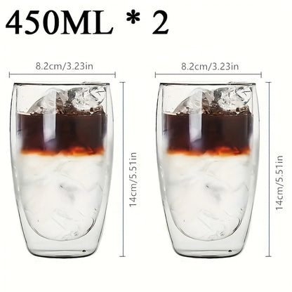 Double-Wall Glass Espresso Cup – Handmade Insulated Coffee & Tea Mug