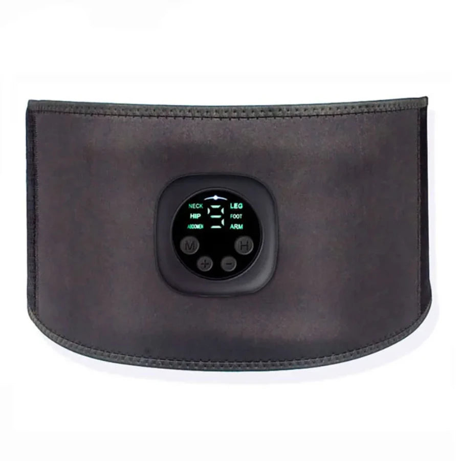 EMS Abdominal Muscle Stimulator Belt – Rechargeable Fitness Massage Trainer
