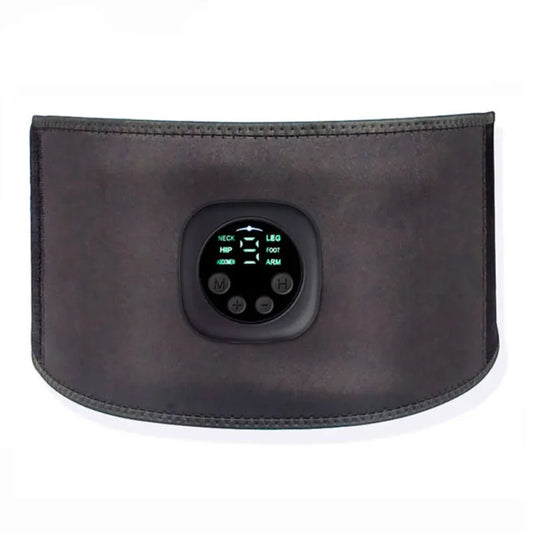 EMS Abdominal Muscle Stimulator Belt – Rechargeable Fitness Massage Trainer