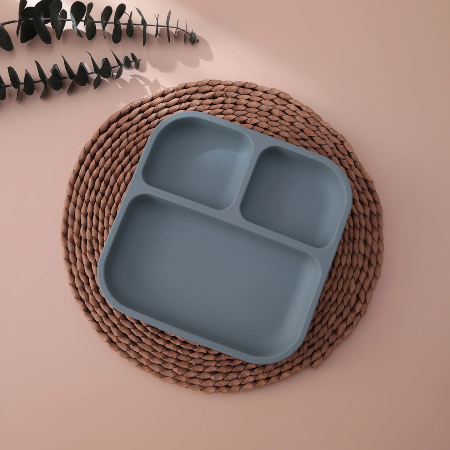 Silicone Suction Divided Baby Plate – BPA-Free Toddler Meal Tray