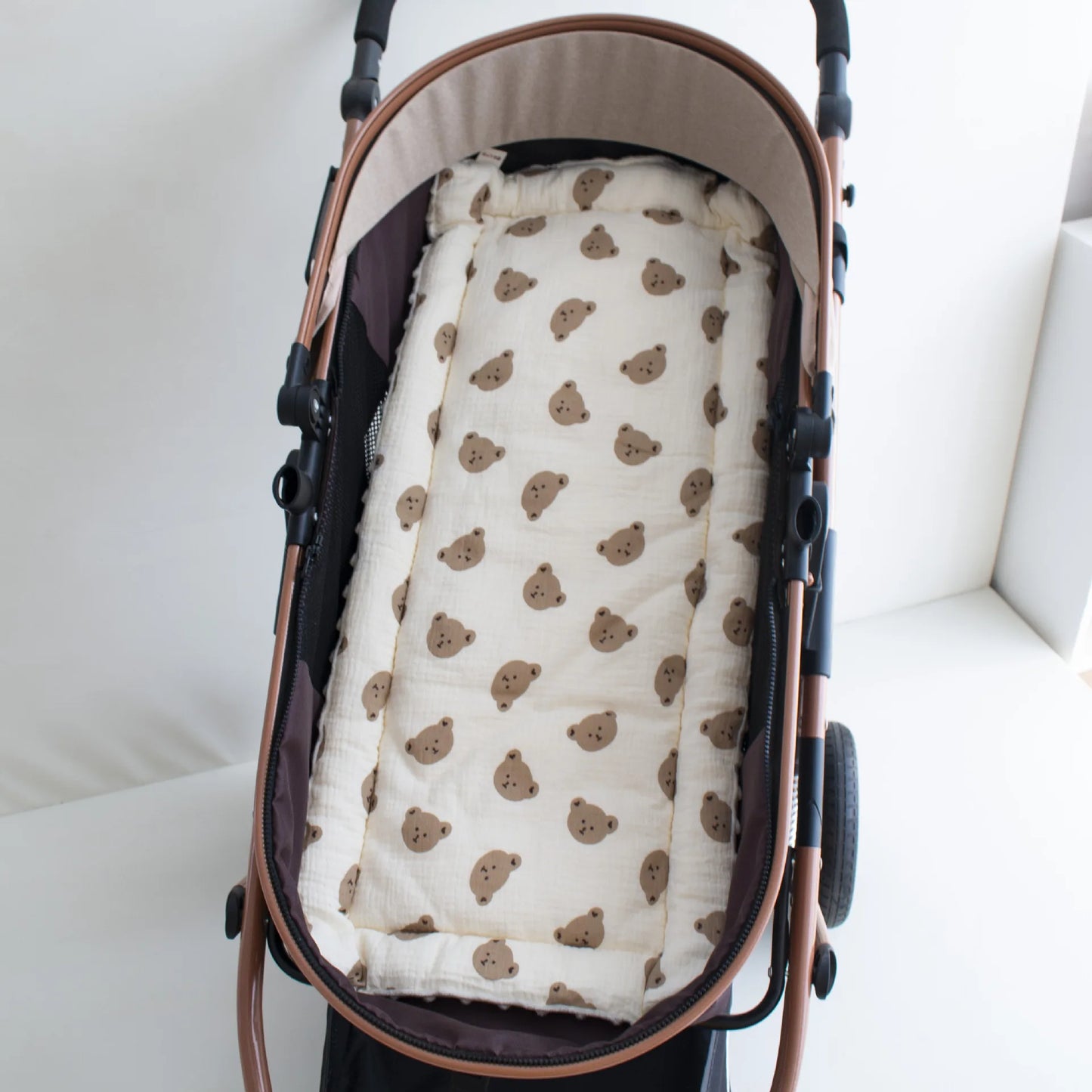Baby Stroller Seat Cushion – Soft Breathable Pushchair Mattress Pad