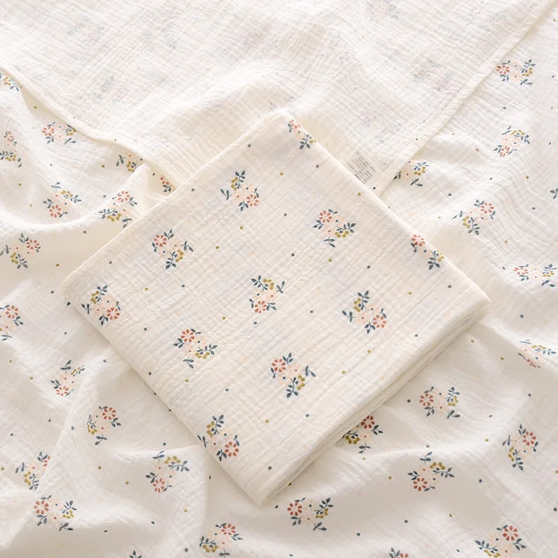 Cotton Muslin Baby Swaddle Blanket – 100 x 100cm Newborn Receiving Blanket