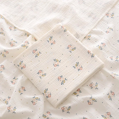 Cotton Muslin Baby Swaddle Blanket – 100 x 100cm Newborn Receiving Blanket