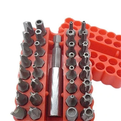 Tamper-Proof Security Bit Set with Holder (33pcs)