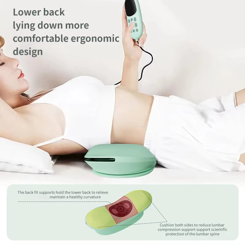Heated Waist Massager with Air Compression & Vibration – Lumbar Support Massage Belt
