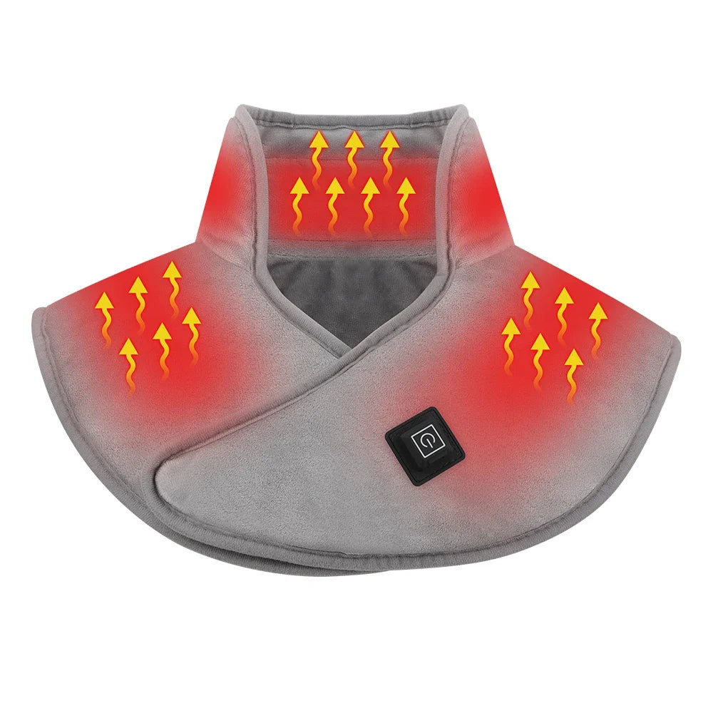 Electric Heated Shoulder & Neck Wrap – Adjustable Heat Therapy Pad (3 Levels)