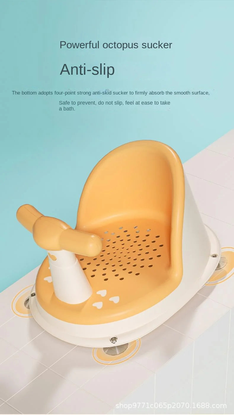 Portable Baby Shower Support Seat – Newborn & Infant Bathing Cushion
