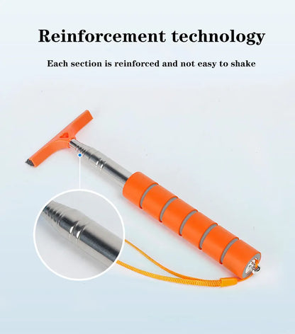 Telescopic Car Rearview Mirror Wiper – Extendable Window Cleaning Tool