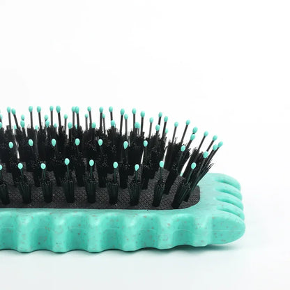 Curly Hair Styling Brush – Nylon Bristle Detangling & Curl Defining Brush
