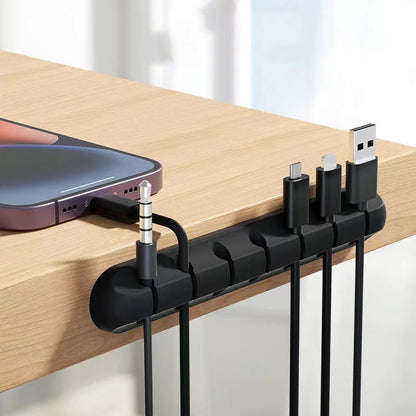 Adhesive Cable Clips – Self-Adhesive Cord Organisers for Desk, Charging & Home Office