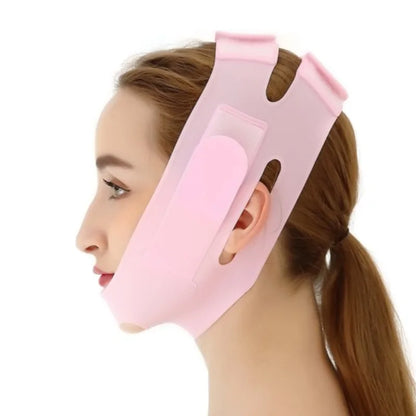 Silicone V-Line Face Lifting Mask – Reusable Chin & Neck Support Band