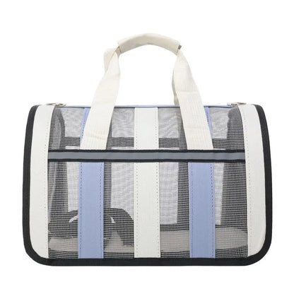 Soft-Sided Pet Carrier Bag – Portable Travel Carrier for Small Dogs & Cats