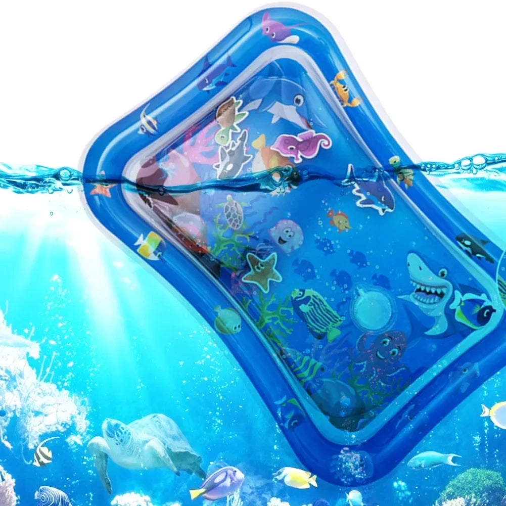 Baby Water Play Mat – Inflatable Tummy Time Activity Cushion