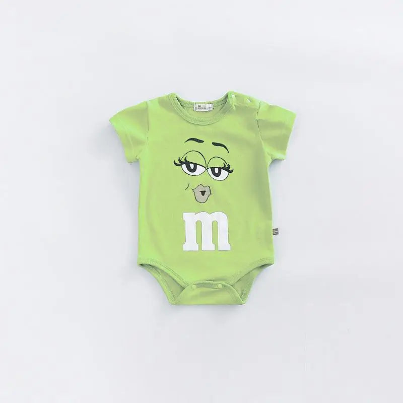 Baby Short Sleeve Romper – Soft Summer Bodysuit for Newborns & Infants