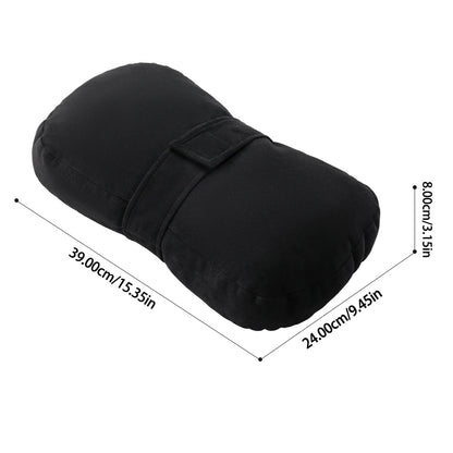 Plush Knee Pillow for Side Sleepers – Leg Support Cushion with Adjustable Strap & Washable Cover