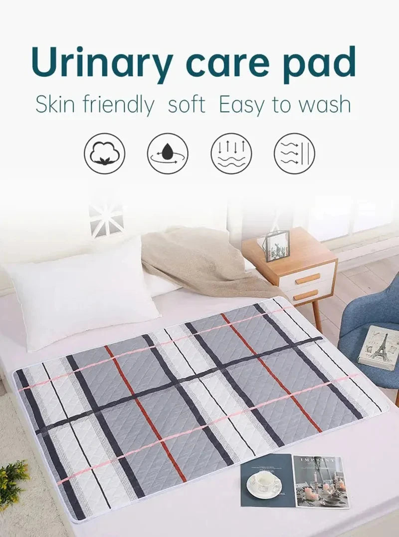 Reusable Waterproof Bed Protector Mat – Washable Mattress Pad for Babies, Toddlers & Pets