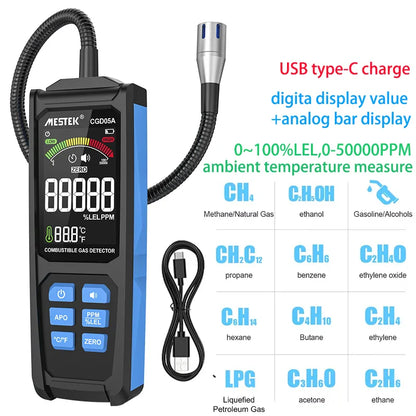 Gas Leak Detector 0–50000PPM