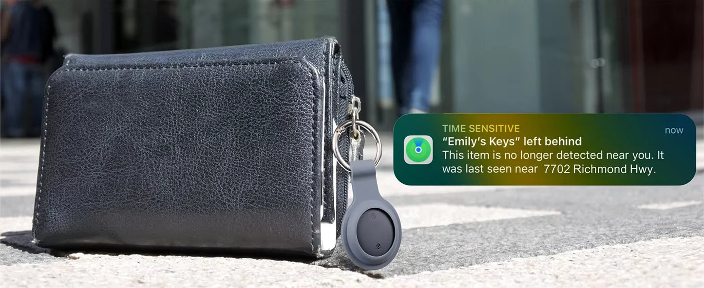 Apple Find My Smart Bluetooth Tracker – GPS Item Locator Tag for Keys, Wallets & Luggage (iOS Only)