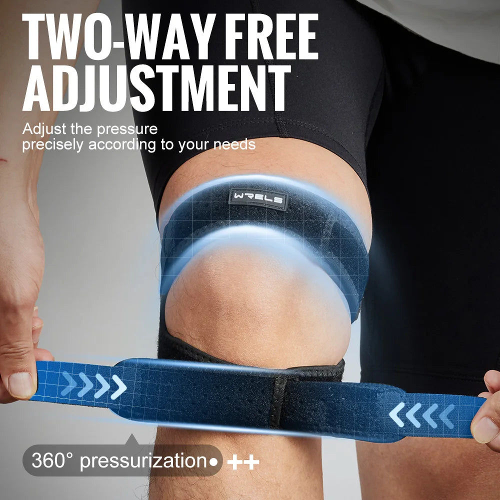 Adjustable Patella Knee Brace – Professional Knee Support Strap for Running & Sports