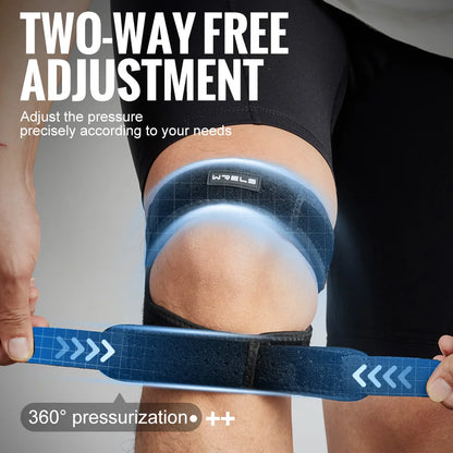 Adjustable Patella Knee Brace – Professional Knee Support Strap for Running & Sports
