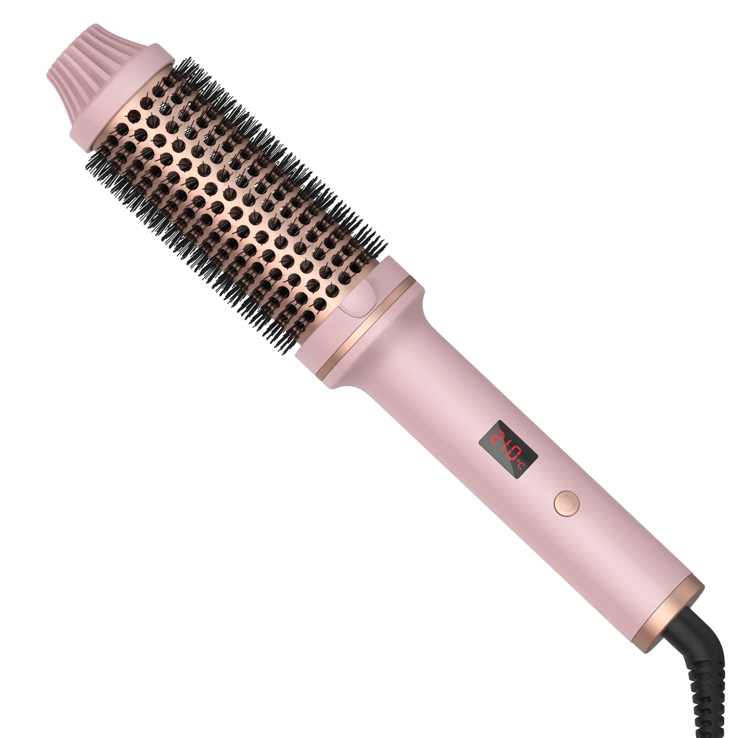 Ceramic Heated Thermal Brush – Volumising Hot Brush for Loose Curls & Smooth Styling