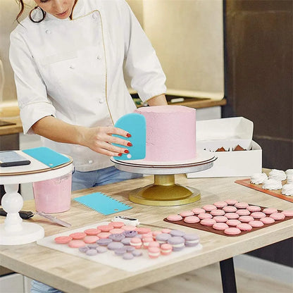 Reusable Silicone Piping Bags & Stainless Steel Nozzle Set – Cake Decorating Kit