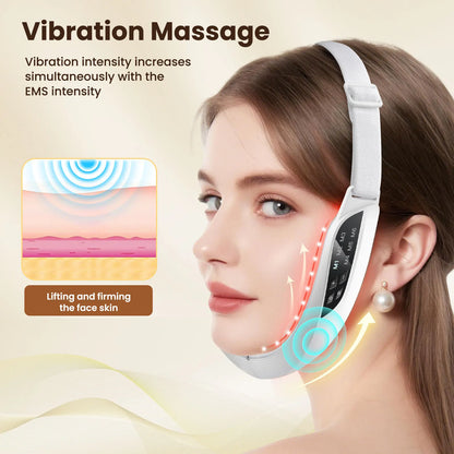 EMS V-Face Massager – Rechargeable Microcurrent Facial Massage Device