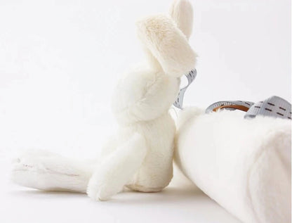 Plush Bunny Baby Stroller Rattle Toy – Hanging Pram, Car Seat & Cot Activity Toy