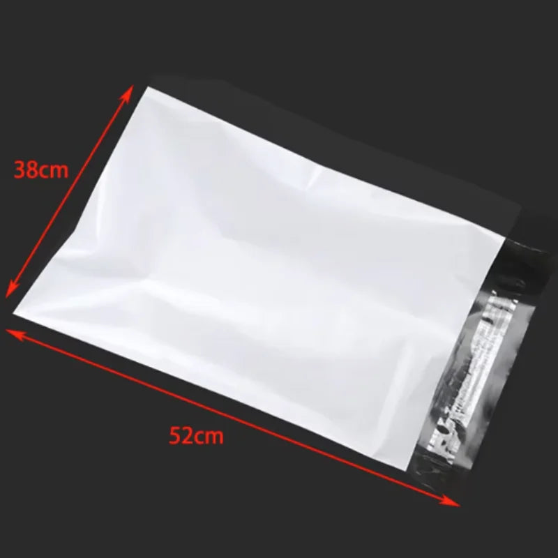 White Self-Sealing Courier Bags – Waterproof Shipping & Mailing Satchels