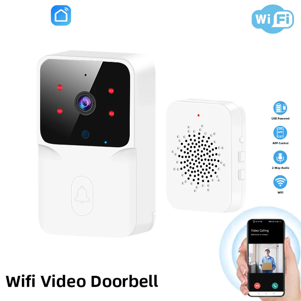 WiFi Video Doorbell – Wireless Smart Doorbell with Two-Way Audio